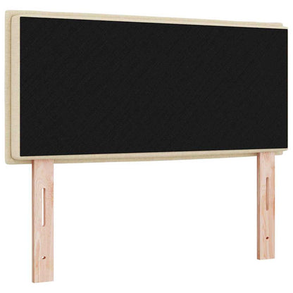 LED Kopfteil mit LED-Lichtleisten Creme 90 cm Stoff