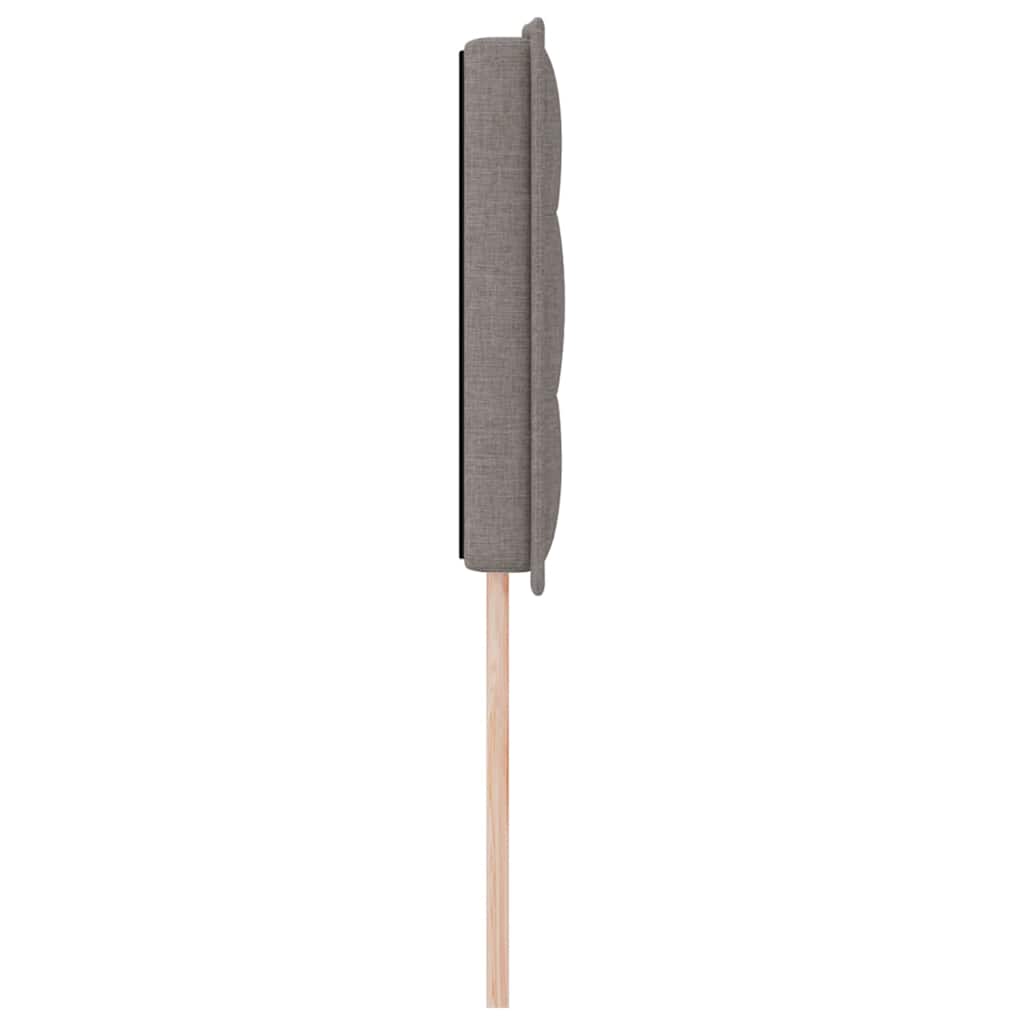 LED Kopfteil Taupe Stoff