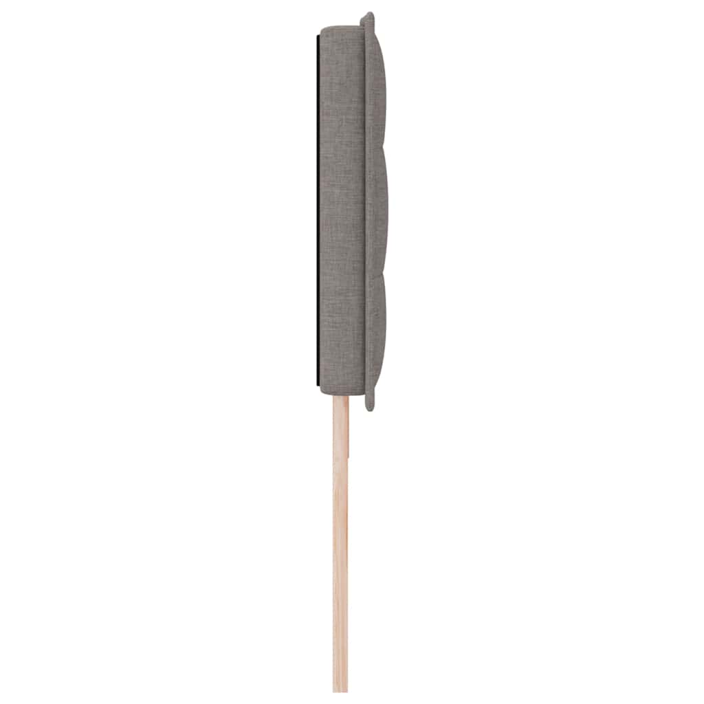 LED Kopfteil Taupe Stoff