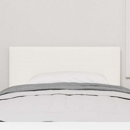 LED Kopfteil mit LED-Lichtleisten Creme 90 cm Cordstoff