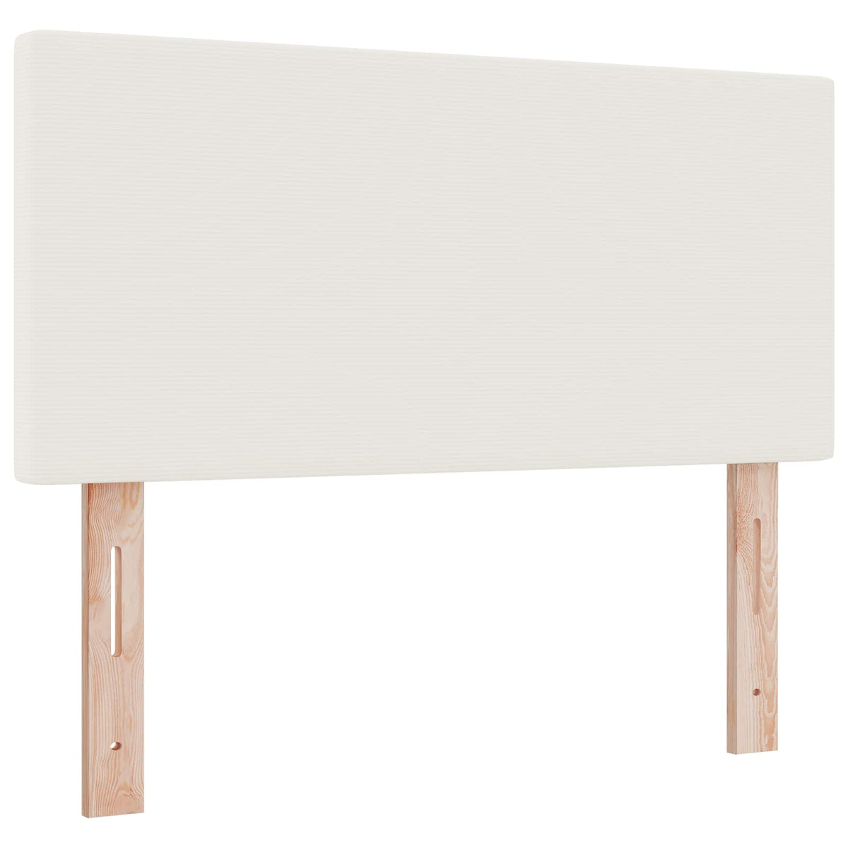 LED Kopfteil mit LED-Lichtleisten Creme 90 cm Cordstoff