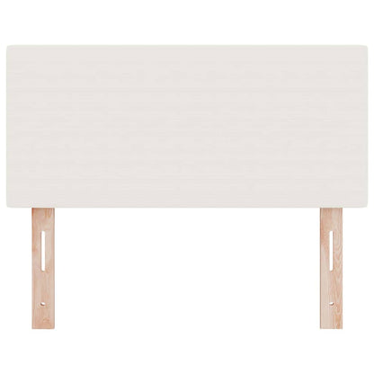 LED Kopfteil mit LED-Lichtleisten Creme 90 cm Cordstoff