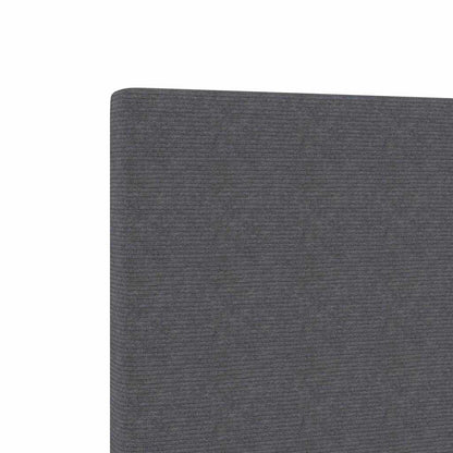 LED Kopfteil mit LED-Lichtleisten Dunkelgrau 100 cm Cordstoff
