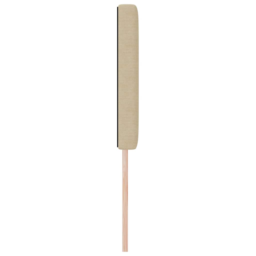 LED Kopfteil mit LED-Lichtleisten Grau-Grün 160 cm Cordstoff