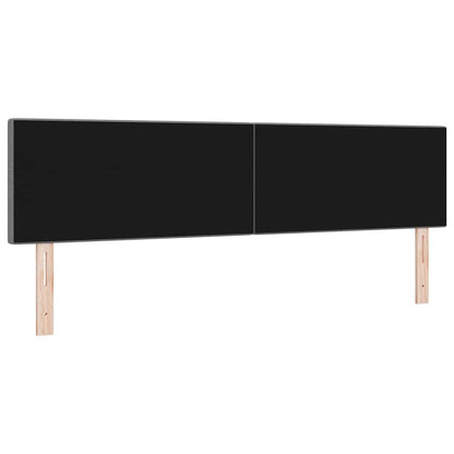 LED Kopfteil mit LED-Lichtleisten Hellgrau 180 cm Cordstoff