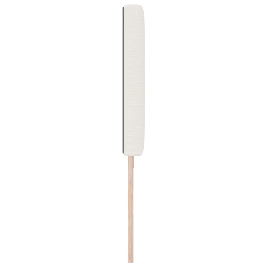 LED Kopfteil mit LED-Lichtleisten Creme 200 cm Cordstoff
