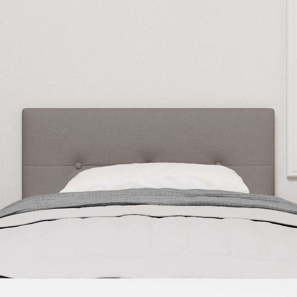 LED Kopfteil Taupe Stoff
