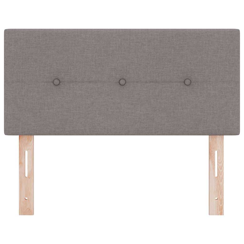 LED Kopfteil Taupe Stoff