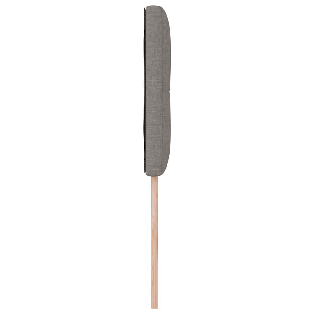 LED Kopfteil Taupe Stoff