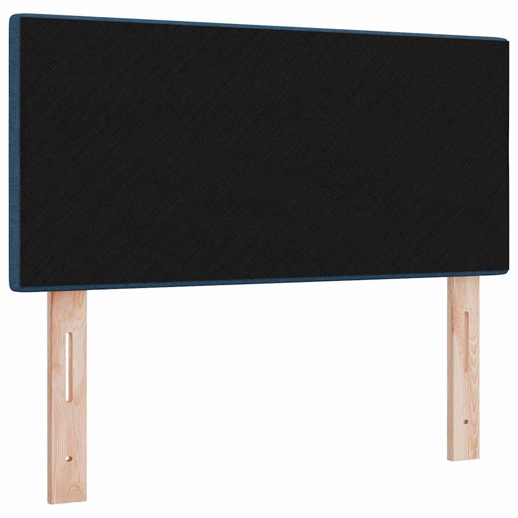 LED Kopfteil mit LED-Lichtleisten mit Kopfteil Blau 90 cm Stoff