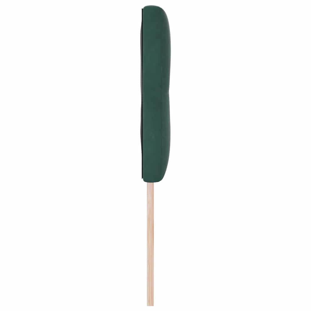 LED Kopfteil mit LED-Lichtleisten Grün 144 cm Samt