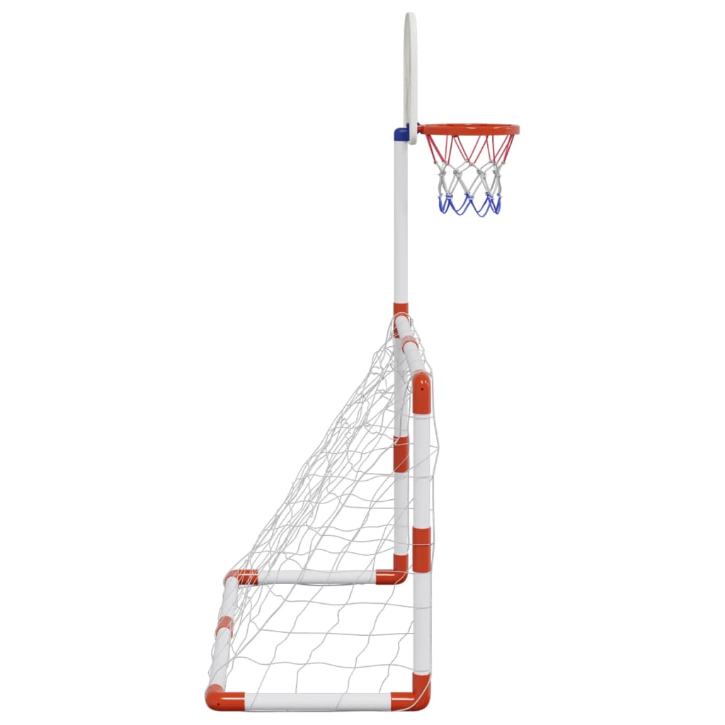 Ensemble de football et de basket pour enfants avec ballons 98x50x70 cm