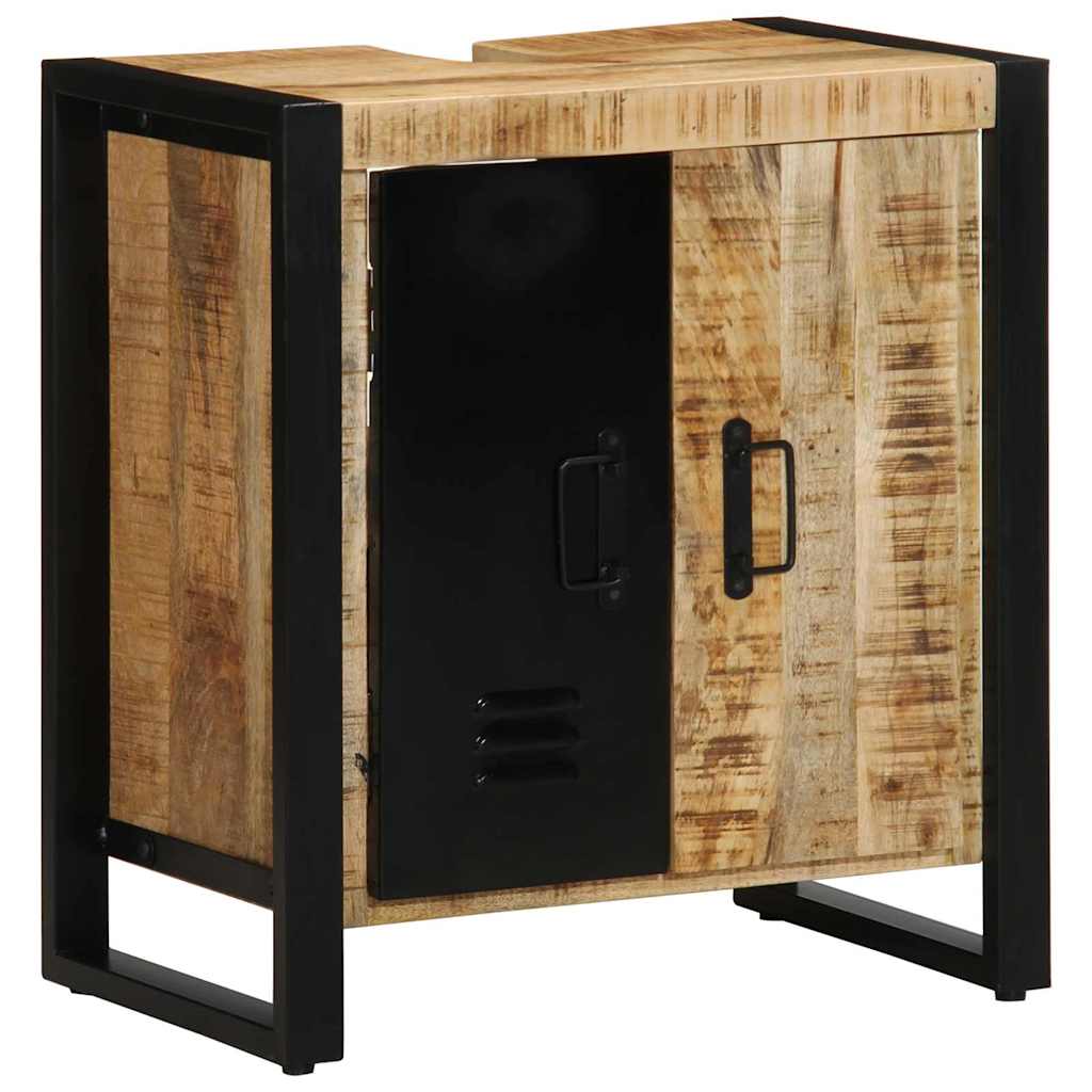 Badezimmermöbel-Set 2 stk. Braun und Schwarz 40 x 35 x 90 cm