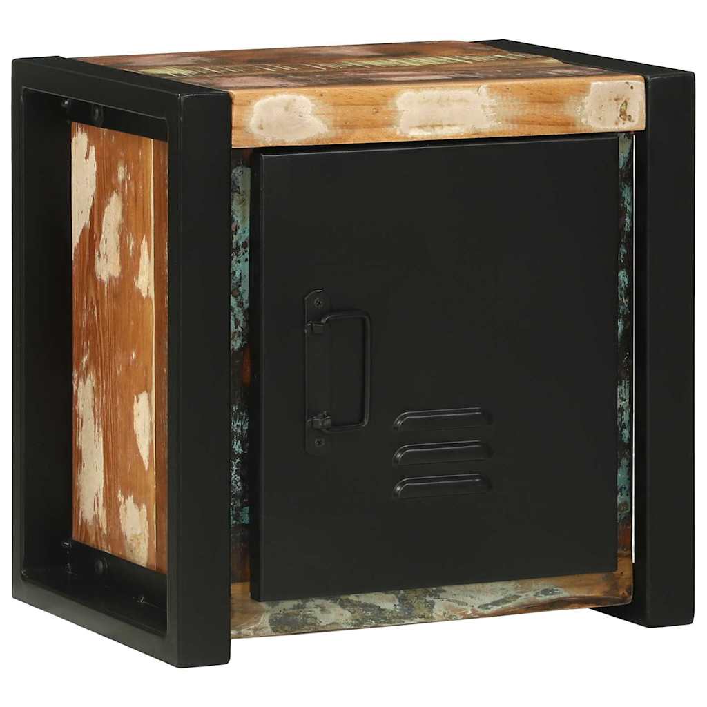 Badezimmermöbel-Set 4 stk. Mehrfarbig und Schwarz