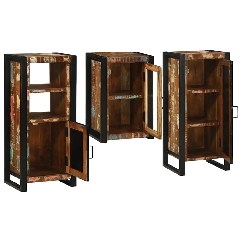 Badezimmermöbel-Set 3 stk. Mehrfarbig 40 x 35 x 90 cm