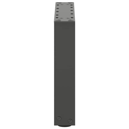 Couchtischbeine U-Form 2 Stk. Anthrazit 40x(30-31) cm Stahl