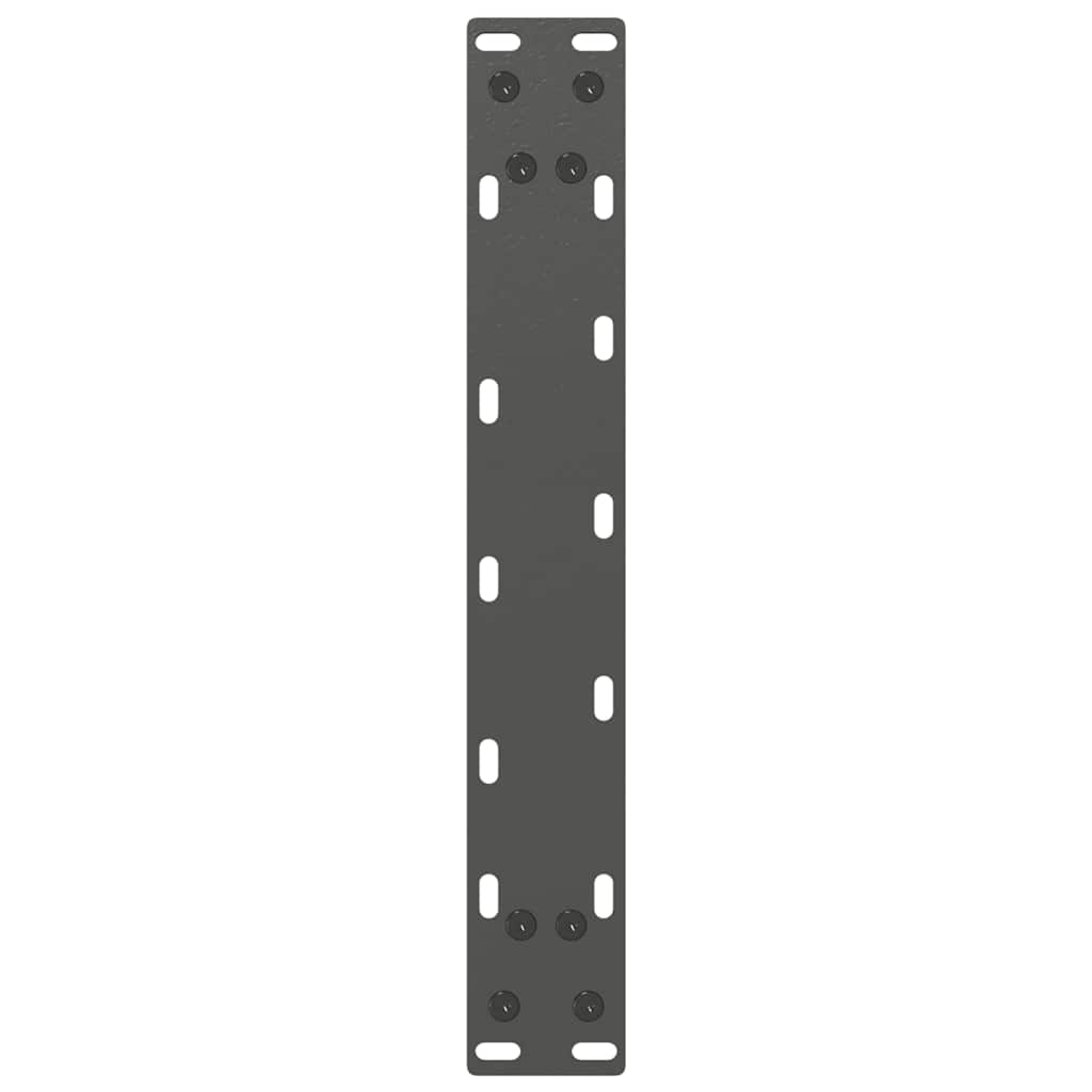 Couchtischbeine U-Form 2 Stk. Anthrazit 40x(30-31) cm Stahl