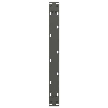Couchtischbeine U-Form 2 Stk. Anthrazit 60x(30-31) cm Stahl