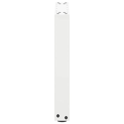 Couchtischbeine U-Form 2 Stk. Weiß 28x(42-43) cm Stahl