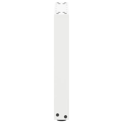 Couchtischbeine U-Form 2 Stk. Weiß 38x(42-43) cm Stahl