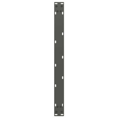 Couchtischbeine U-Form 2 Stk. Anthrazit 60x(42-43) cm Stahl