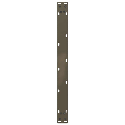 Couchtischbeine U-Form 2 Stk. Naturstahl 60x(42-43) cm Stahl