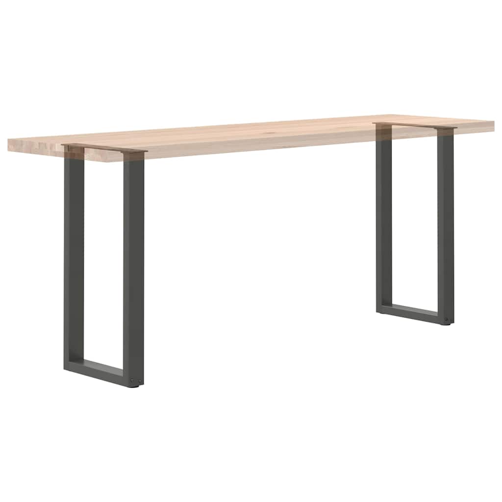 Konsolentischbeine U-Form 2 Stk. Anthrazit 28x(72-73) cm Stahl