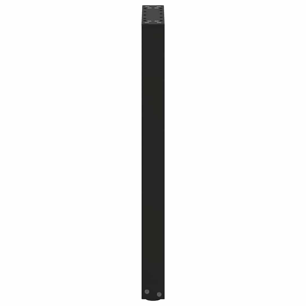 Konsolentischbeine U-Form 2 Stk. Schwarz 38x(72-73) cm Stahl
