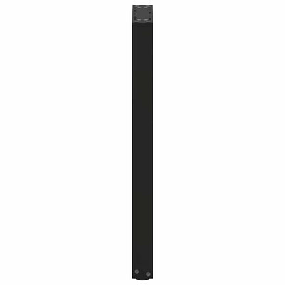 Konsolentischbeine U-Form 2 Stk. Schwarz 38x(72-73) cm Stahl