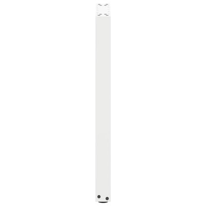 Konsolentischbeine U-Form 2 Stk. Weiß 38x(72-73) cm Stahl