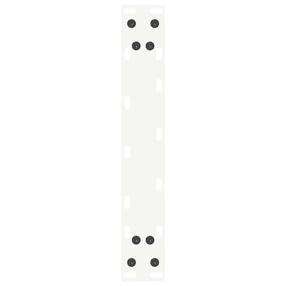Konsolentischbeine U-Form 2 Stk. Weiß 38x(72-73) cm Stahl