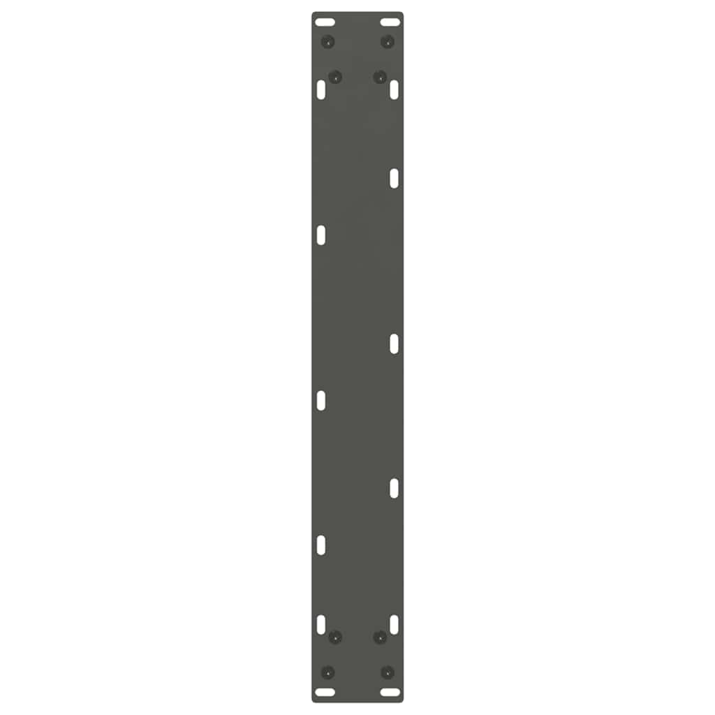 Esstischbeine U-Form 2 Stk. Anthrazit 60x(72-73) cm Stahl