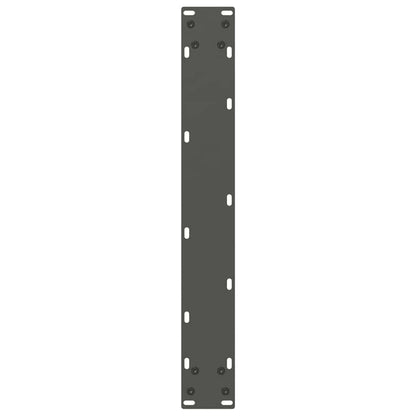Esstischbeine U-Form 2 Stk. Anthrazit 70x(72-73) cm Stahl