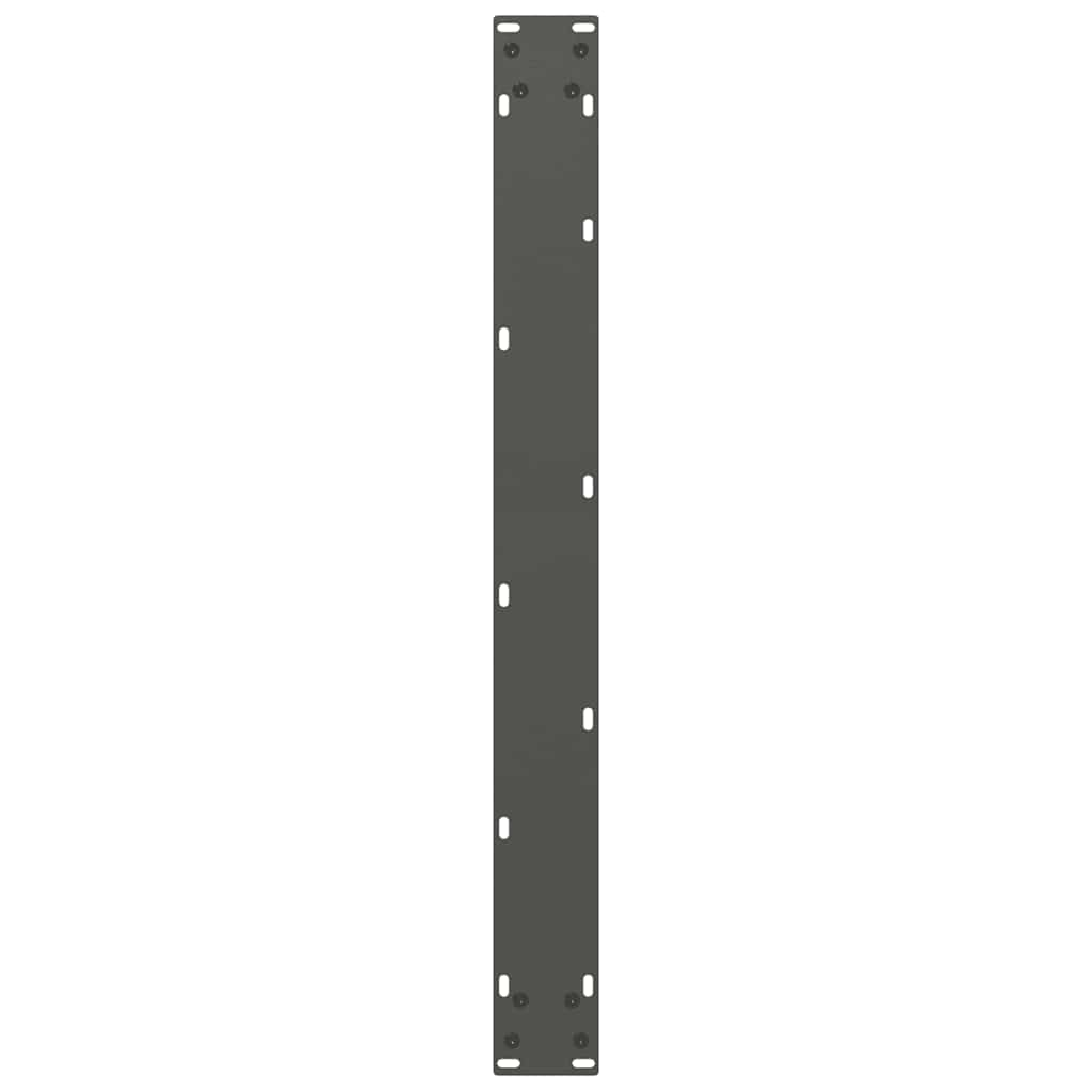 Esstischbeine U-Form 2 Stk. Anthrazit 80x(72-73) cm Stahl