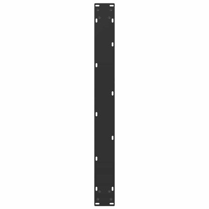 Esstischbeine U-Form 2 Stk. Schwarz 90x(72-73) cm Stahl
