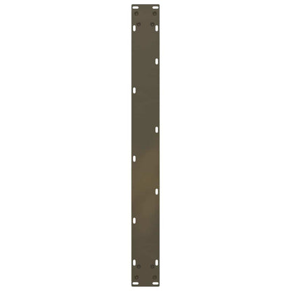 Esstischbeine U-Form 2 Stk. Naturstahl 90x(72-73) cm Stahl