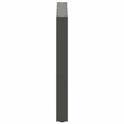 Esstischbeine U-Form 3 Stk. Anthrazit 90x(72-73) cm Stahl