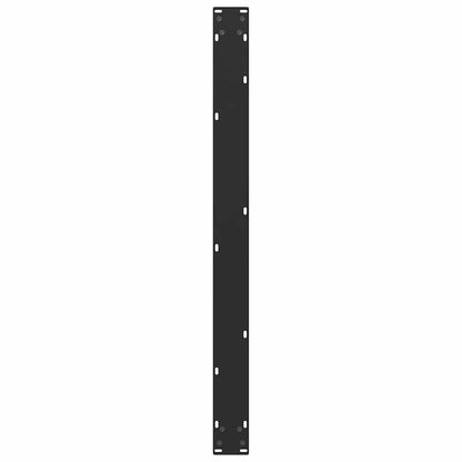 Esstischbeine U-Form 3 Stk. Schwarz 100x(72-73) cm Stahl