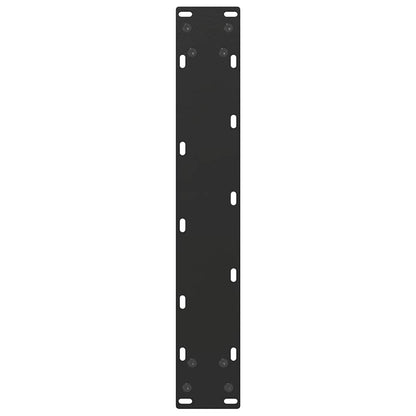 Bartischbeine U-Form 2 Stk. Schwarz 40x(90-91) cm Stahl