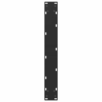 Bartischbeine U-Form 2 Stk. Schwarz 60x(90-91) cm Stahl