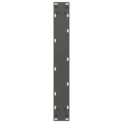 Bartischbeine U-Form 2 Stk. Anthrazit 60x(110-111) cm Stahl
