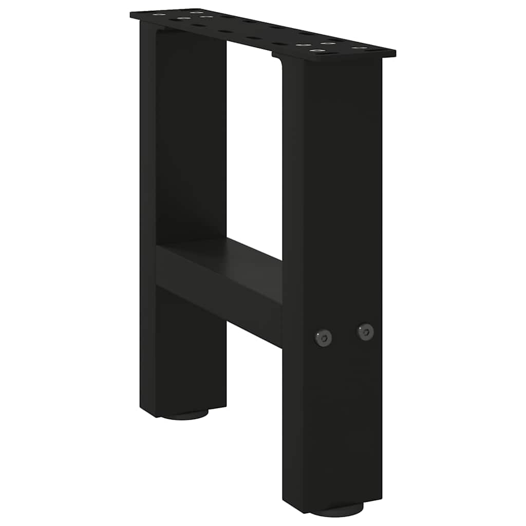 Coffee table legs black 2 pcs. 40x(30-31) cm steel