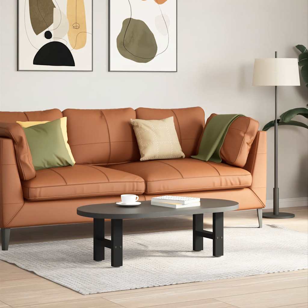 Coffee table legs black 2 pcs. 40x(30-31) cm steel