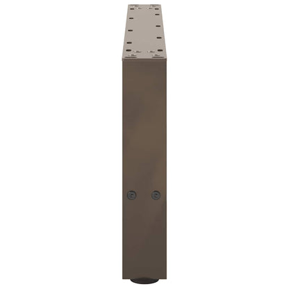 Couchtischbeine Naturstahl 2 Stk. 70x(30-31) cm Stahl