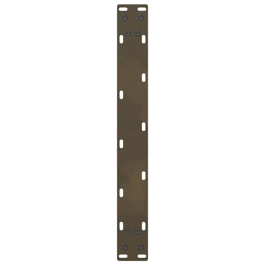 Pieds de table basse en acier naturel, 2 pièces, 50 x (42-43) cm