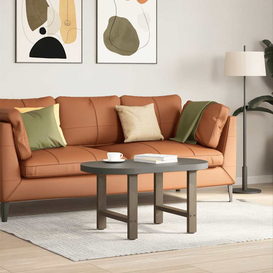 Pieds de table basse en acier naturel, 2 pièces, 50 x (42-43) cm
