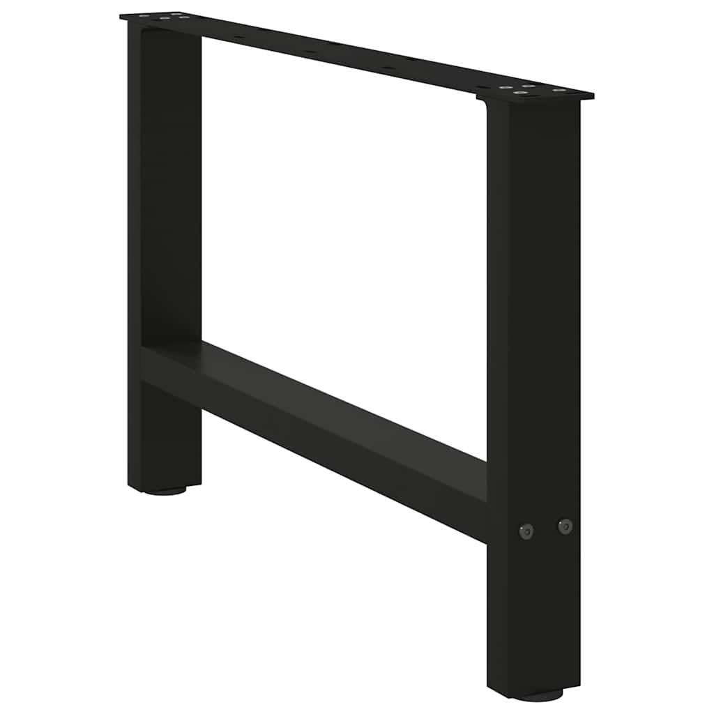 Coffee table legs black 2 pcs. 70x(42-43) cm steel