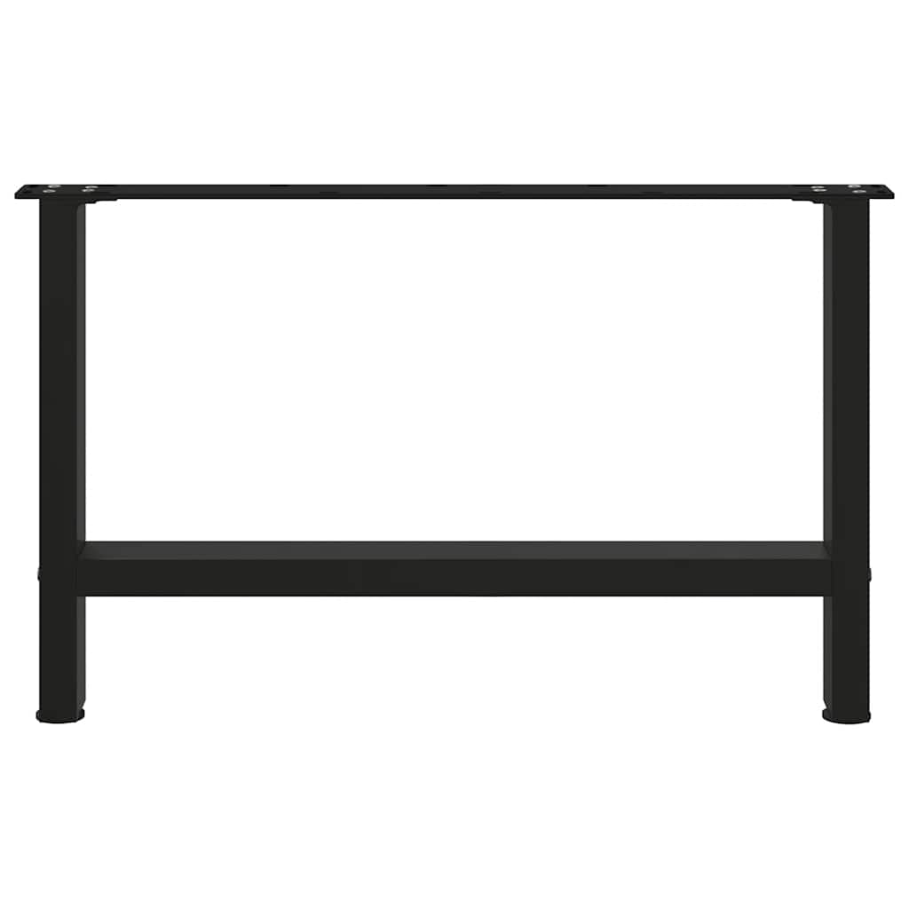 Coffee table legs black 2 pcs. 70x(42-43) cm steel