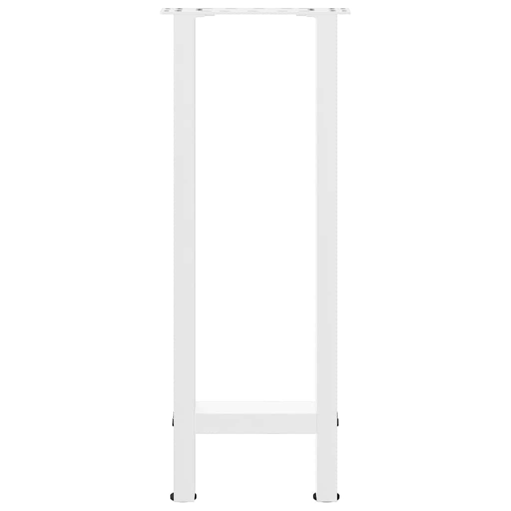 Konsolentischbeine Weiß 2 Stk. 28x(72-73) cm Stahl