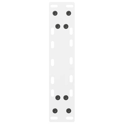 Konsolentischbeine Weiß 2 Stk. 28x(72-73) cm Stahl